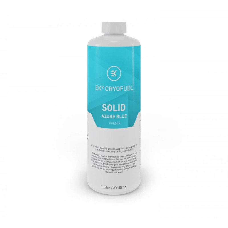 EKWB CryoFuel Solid Azure Blue (Premix 1000mL) - سائل تبريد